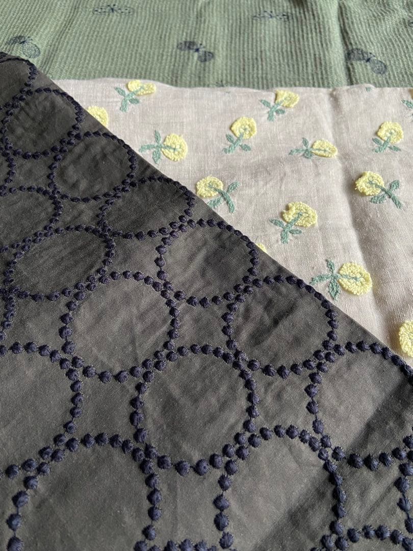 【正規品】mina perhonen 半幅帯　タンバリン　ミナのポーチ付き