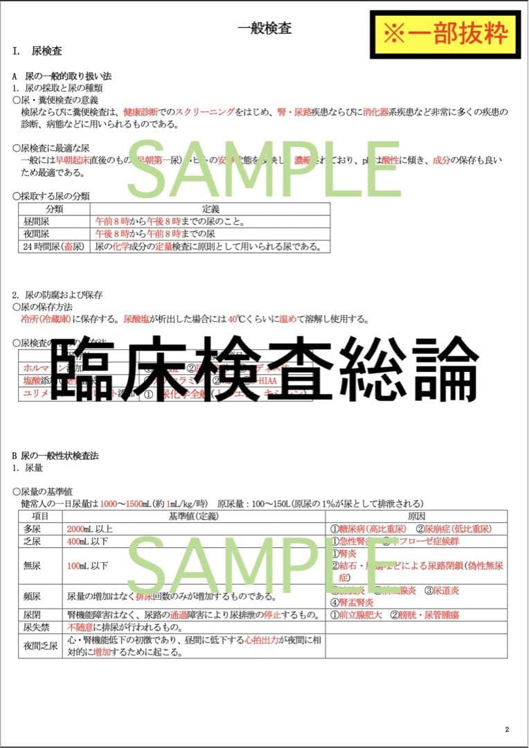 値下げ】臨床検査技師 国家試験 7教科 過去問 対策 まとめ ノート 教科選択可