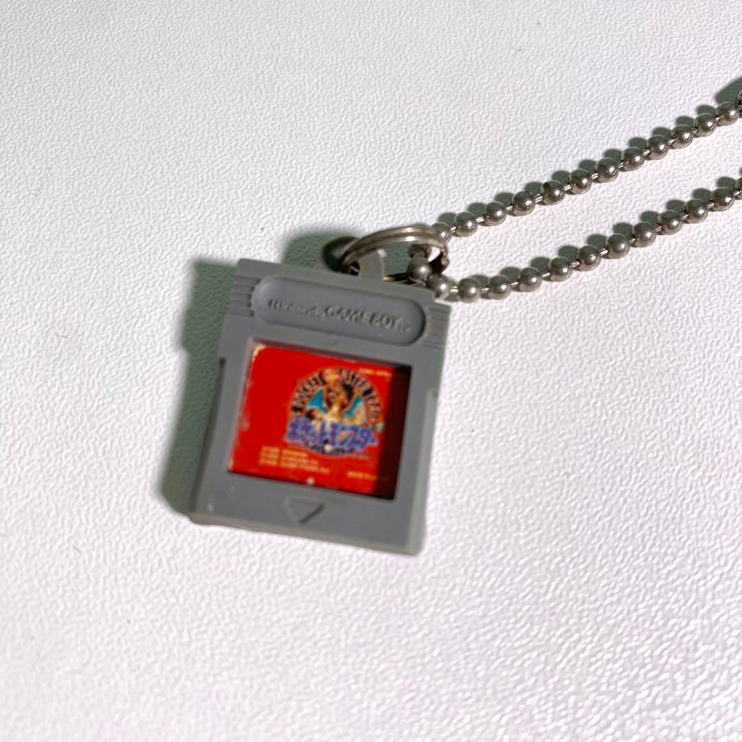 【希少】レア　ポケットモンスター　赤　パッケージ　ソフト　メタル　キーホルダー