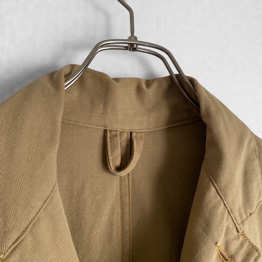 〜60s イギリス GPO コットンドリル ワークコート ダスターコート