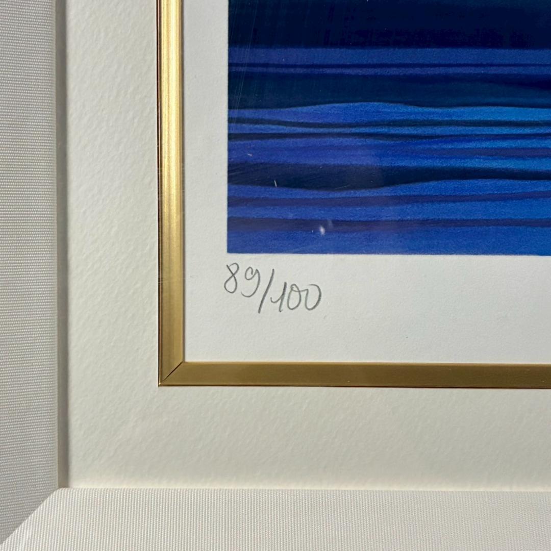 美品 ミッシェル・バテュ「時の流れ」シルクスクリーン 大作 直筆サイン・保証書有