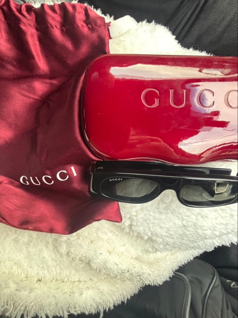 専用GUCCI ブラック サングラス ケース付き