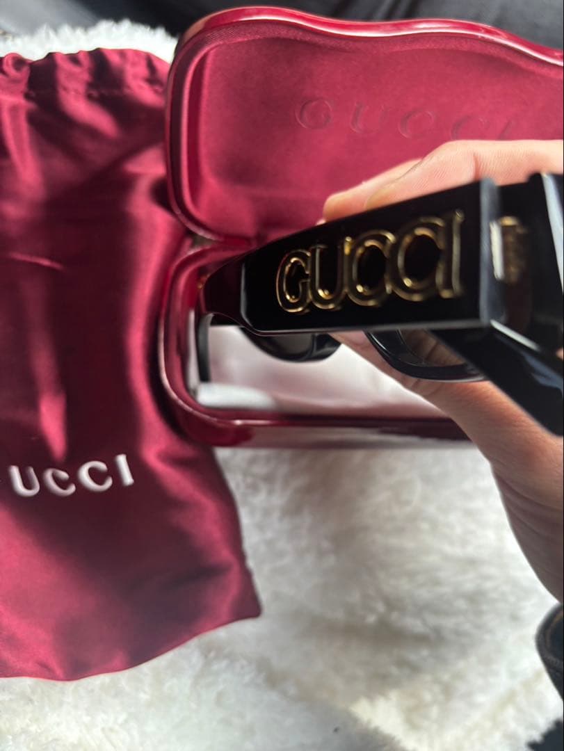 専用GUCCI ブラック サングラス ケース付き