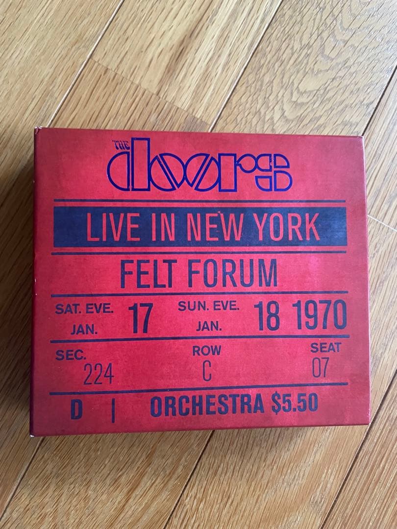 ドアーズ LIVE IN NEW YORK CD