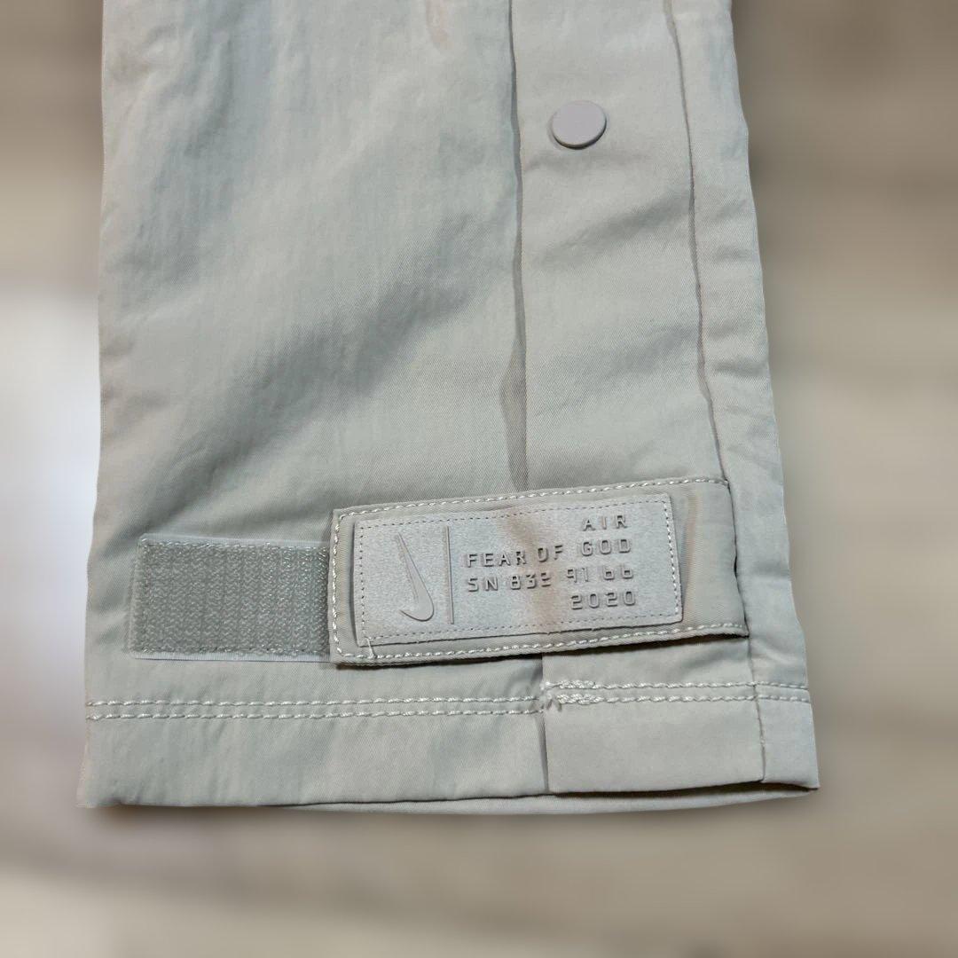 NIKE fear of god トラックパンツ　オフホワイト　ベージュ　M
