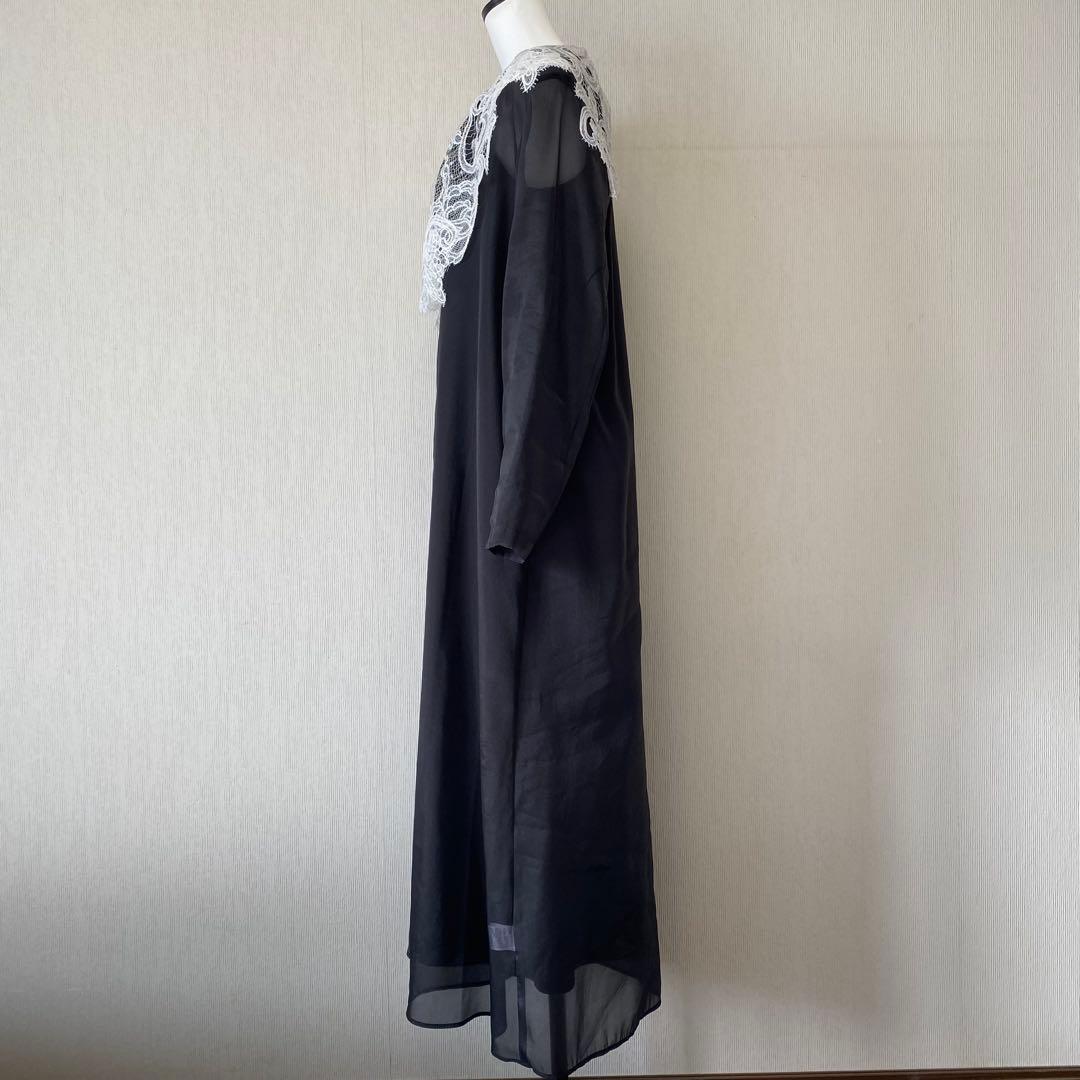 Big collar A-line dress 【et.UNiVER】