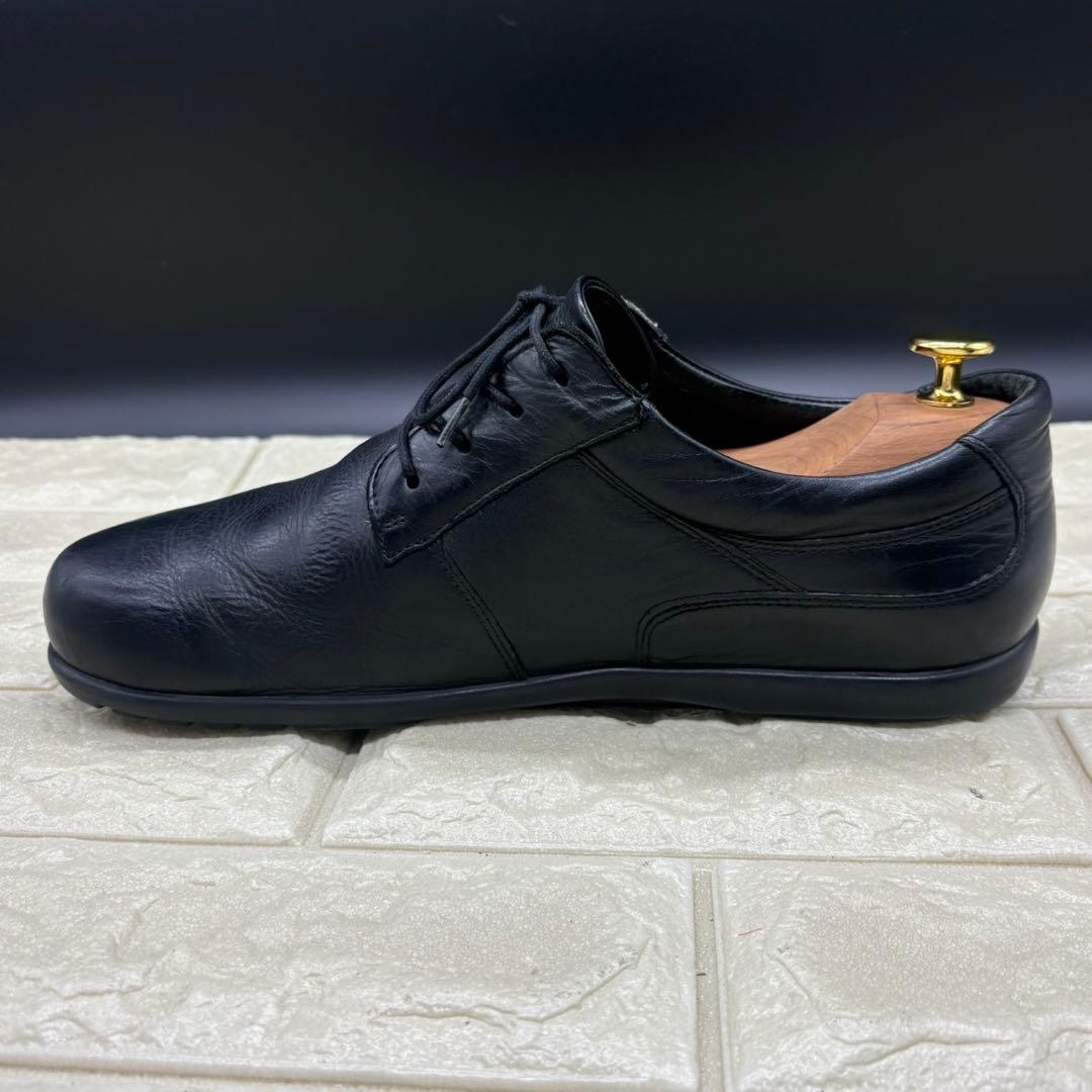 【良品】ビルケンシュトック レザーシューズ ダービー プレーントゥ 27 黒