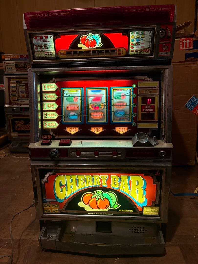 【通電確認済】 チェリーバー CHERRY BAR パチスロ実機