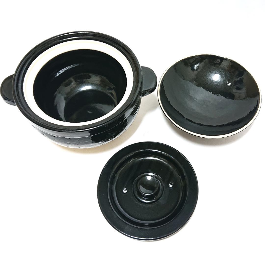 ☆未使用☆かまどさん 5合 焚き CT-03 伊賀焼土鍋 長谷園 五合