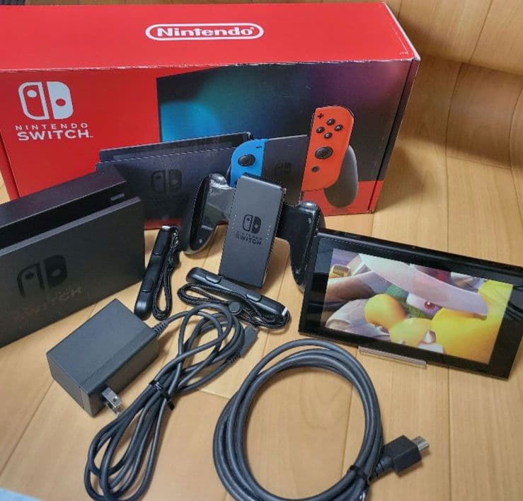 Nintendo Switch ネオンブルー/ネオンレッド 本体ジョイコンなし