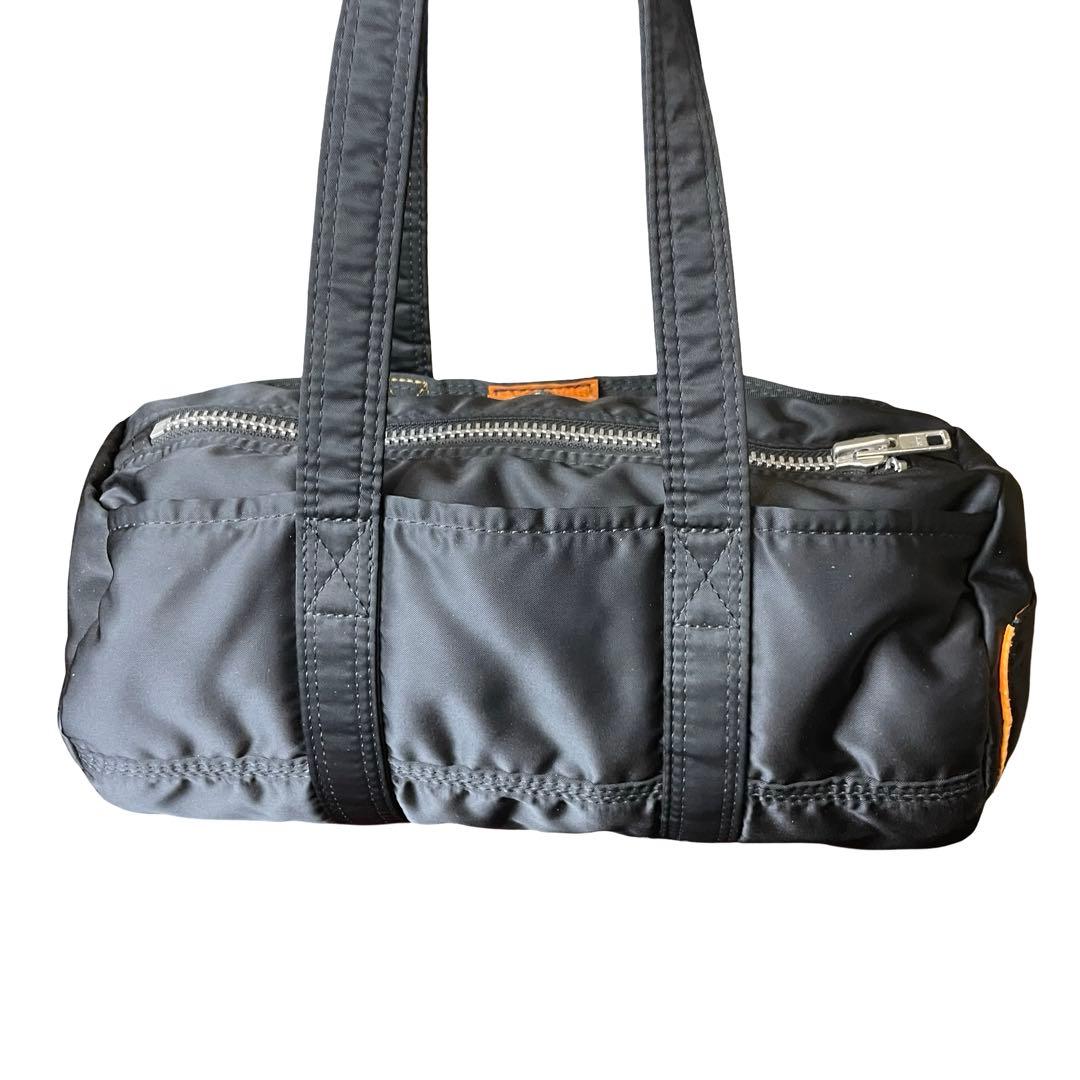 【美品】PORTER タンカー トートバッグ ドラムバッグ 黒 吉田カバン