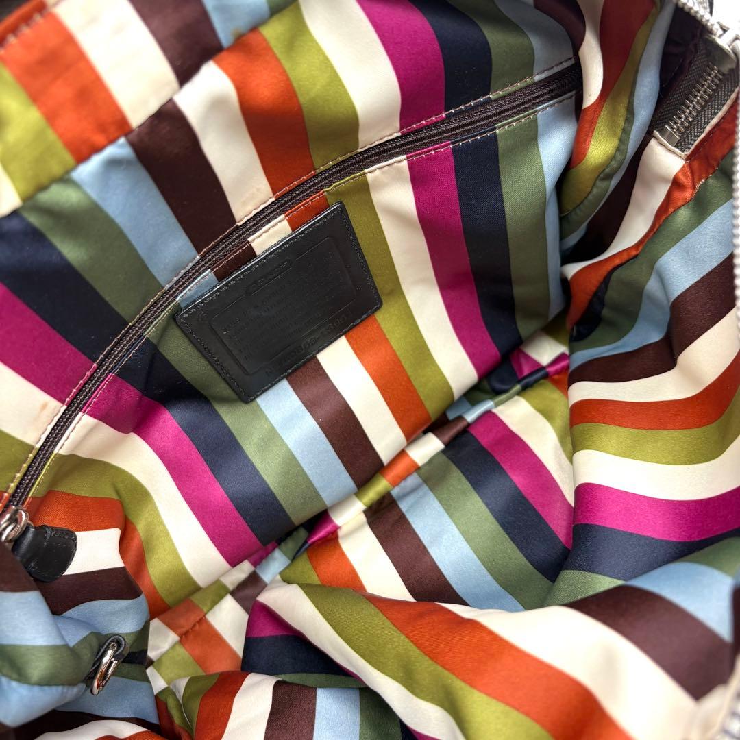 バッグ Vintage Coach Ltd Ed Peyton Legacy Green