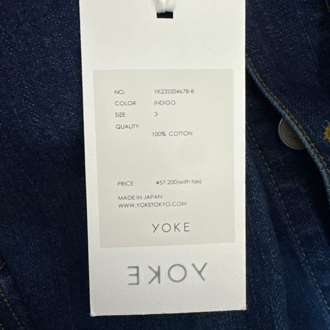 M*O様 YOKE 23SS Bleach Out Denim Jacket