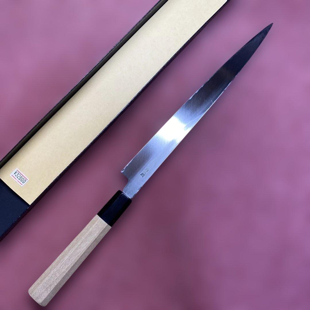 白ニ鋼　フグ引き包丁　270㎜　9寸