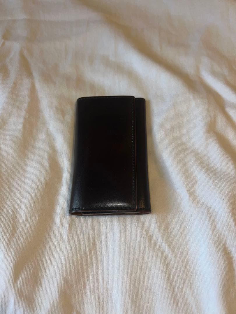 GANZO ネイビー　コードバン キーケース