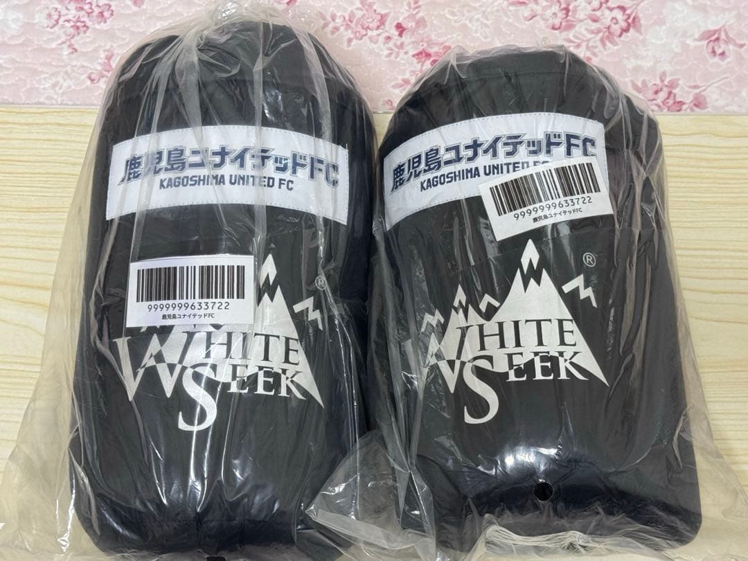 【新品2個】 鹿児島ユナイテッドFC 羽毛寝袋 防災グッズ サッカー Jリーグ