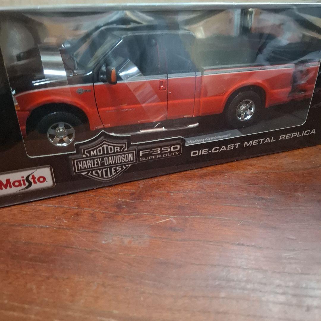 ミニカー Maisto 2004 Ford F-350 Harley-Davidson
