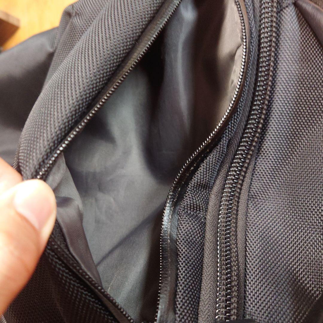 【美品】ace製　ブラックナイロンビジネスリュック