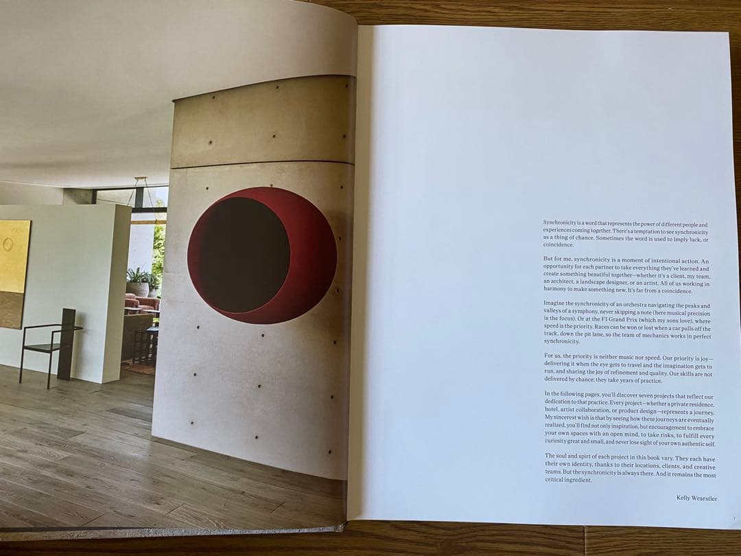 KELLY WEARSTLER SYNCHRONICITY 写真集 インテリア