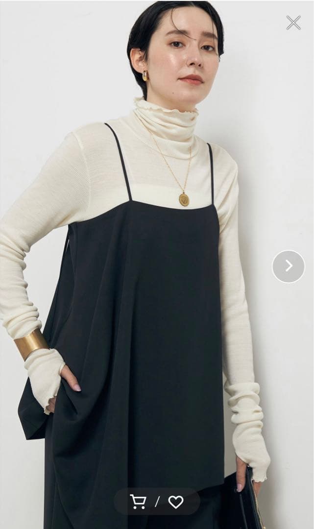 NOLLEY'S ドレスアップロングキャミソール