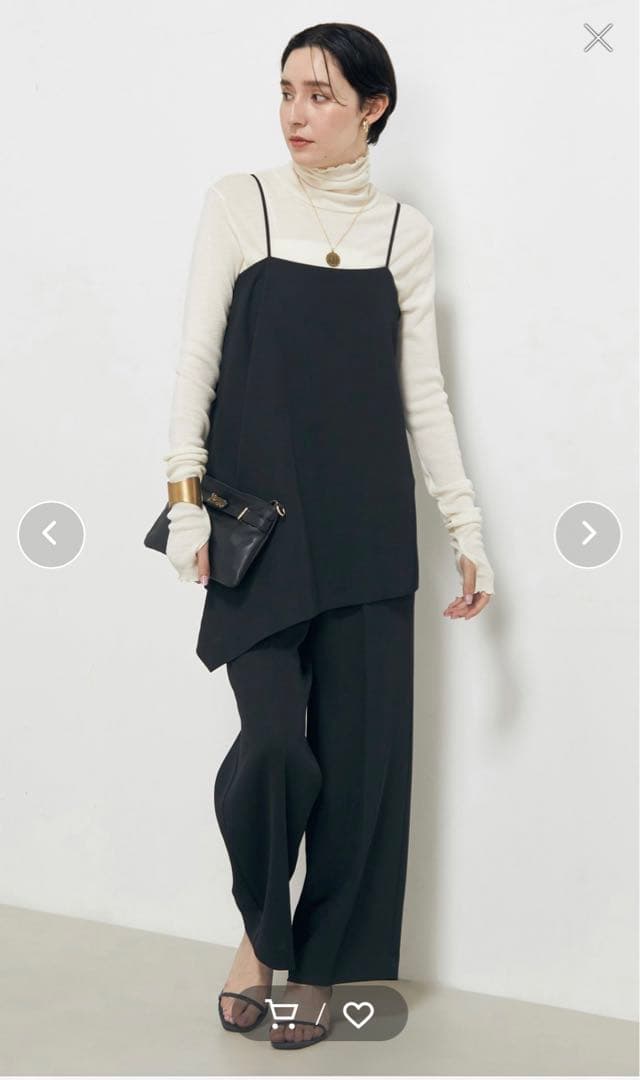 NOLLEY'S ドレスアップロングキャミソール