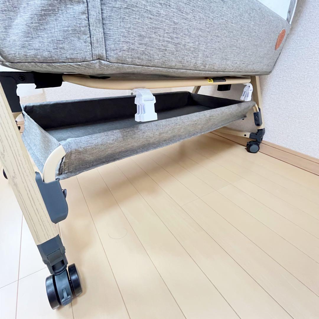 【美品✨1点限り✨】HZDMJ 折りたたみベビーベッド　Omi