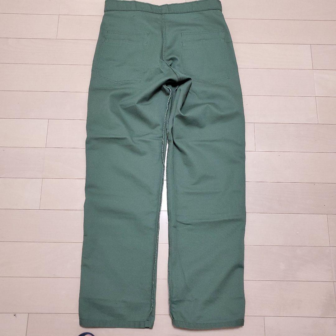 GUNG HO/ガンホー ベイカーパンツ カーキ 裾上無 MADE IN USA