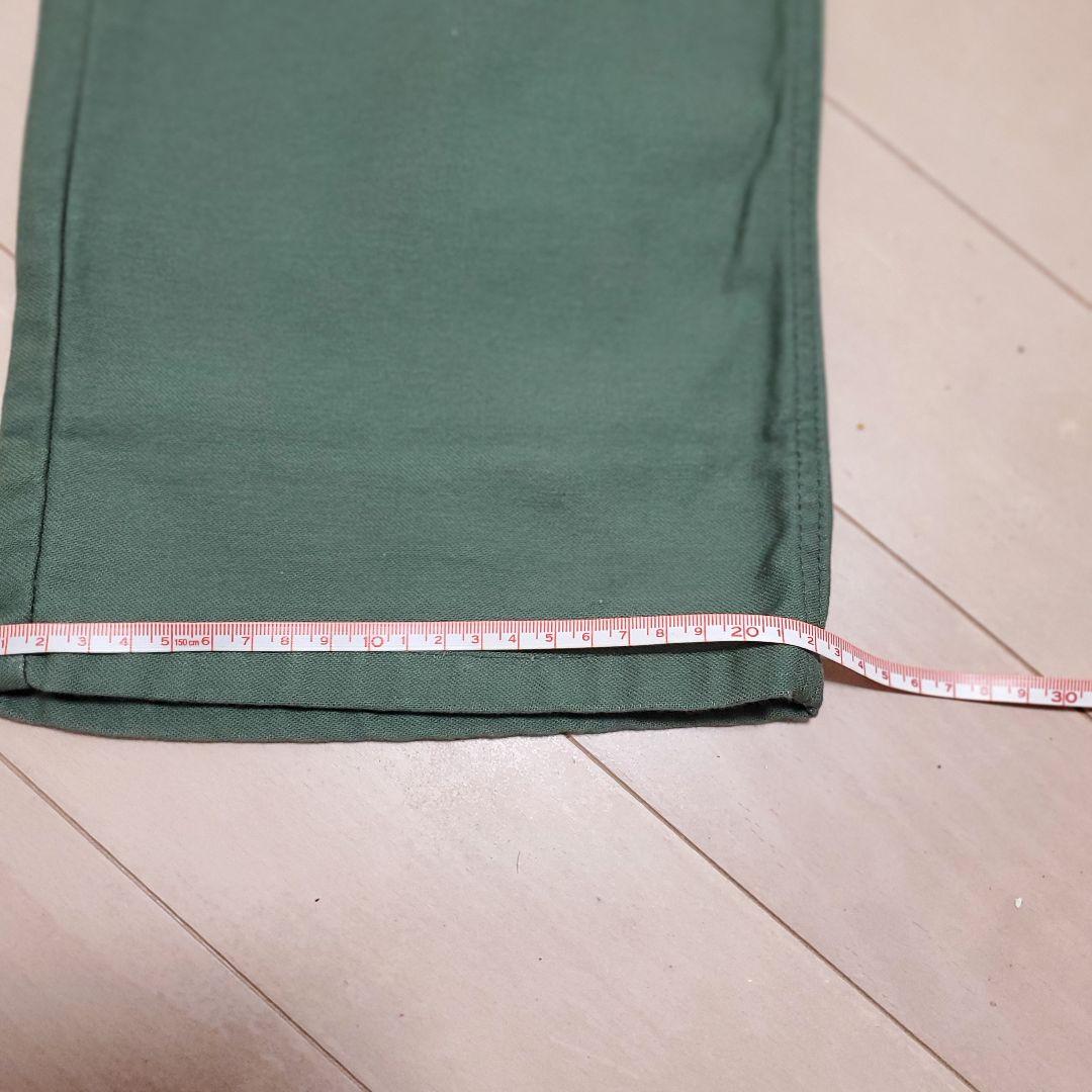 GUNG HO/ガンホー ベイカーパンツ カーキ 裾上無 MADE IN USA