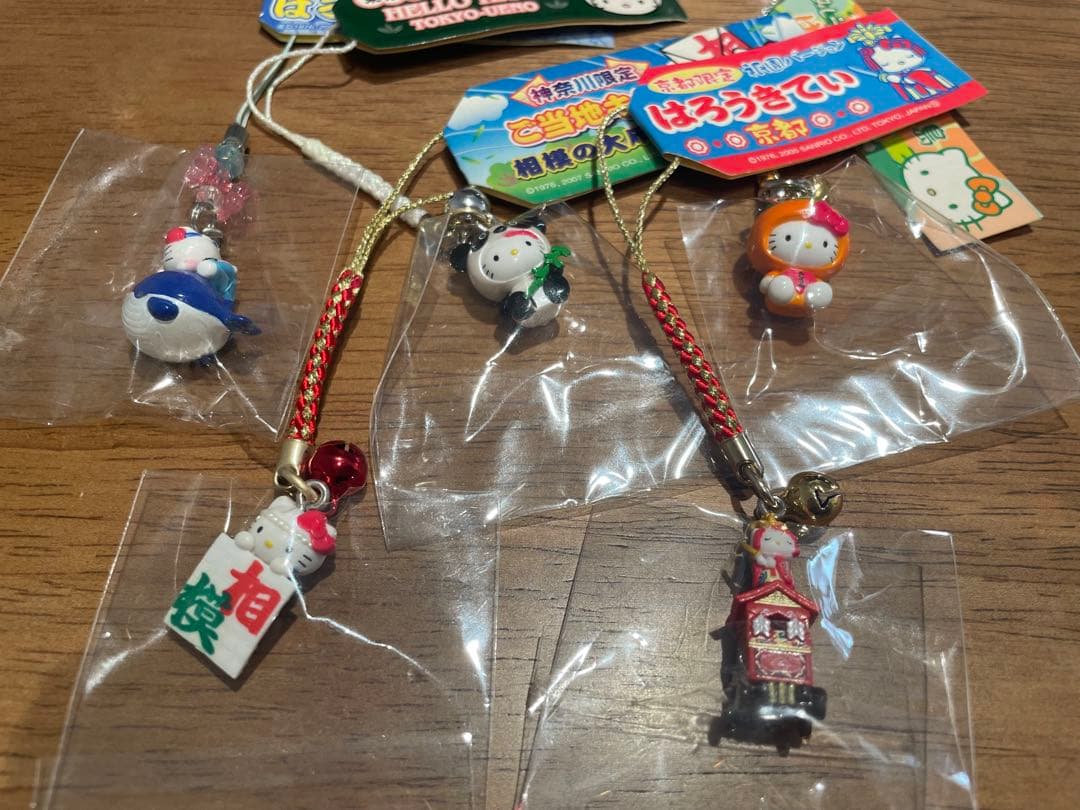 ご当地キティ　根付け　10点セット