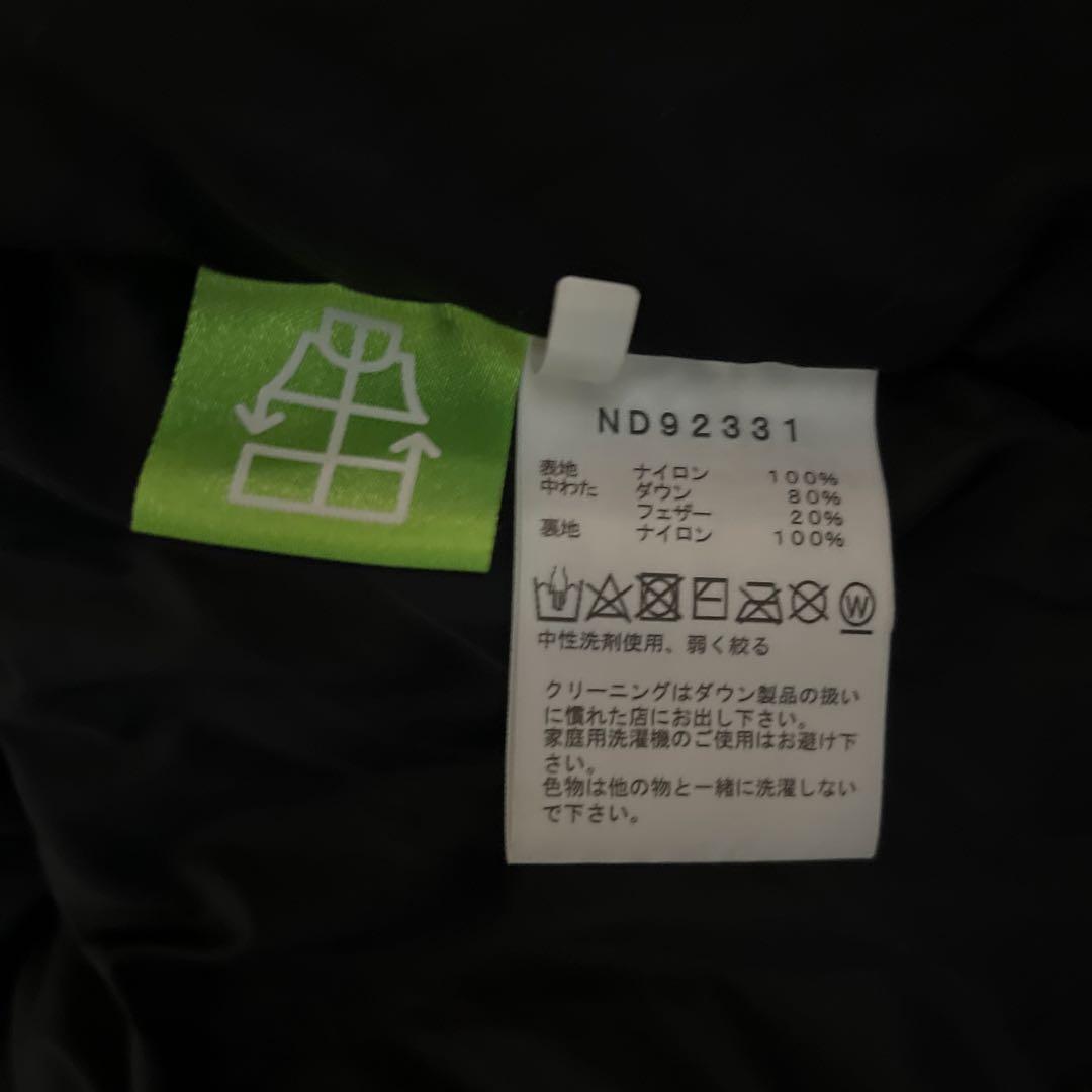 THE NORTH FACE ブラック ヌプシフーディー　ND92331 M
