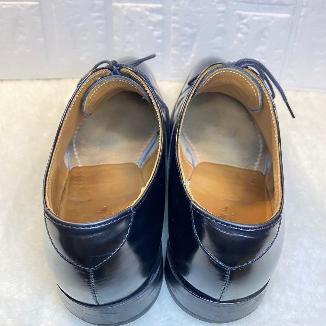 【美品】REGAL リーガル ストレートチップ 革靴 黒 27cm 811R