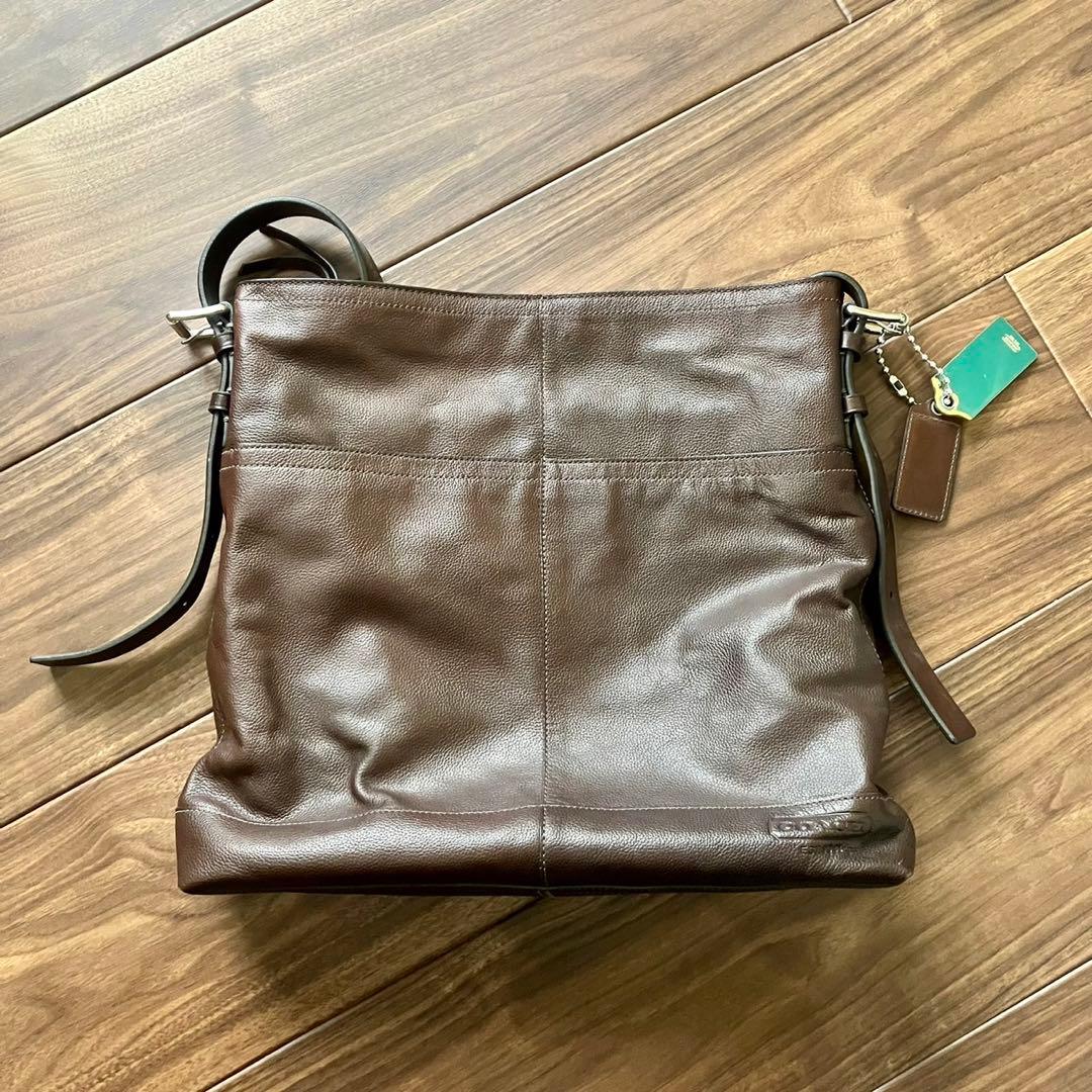 美品♦︎COACH コーチ◆トンプソン◆レザーバッグ◆ショルダーバッグ/本革