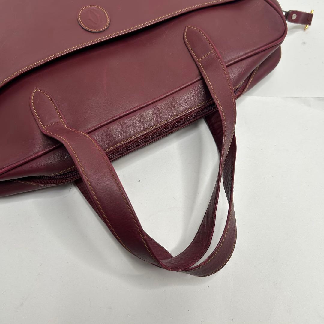 【良品✨️】カルティエ ブリーフケース マストライン A4収納 PC収納可