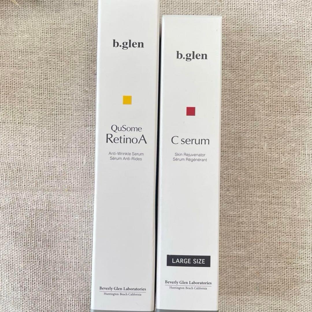 【b.glen】新品未使用　Cセラム&QuSomeレチノA 2個セット　美容液