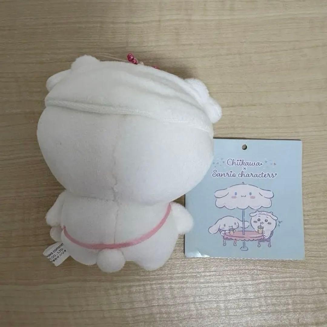 ちいかわ×サンリオキャラクターズ　マスコット　ちいかわ　シナモロール