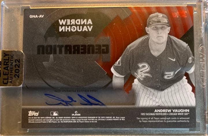 その他 toppsclearlyauthentic2022 andrew vaughn