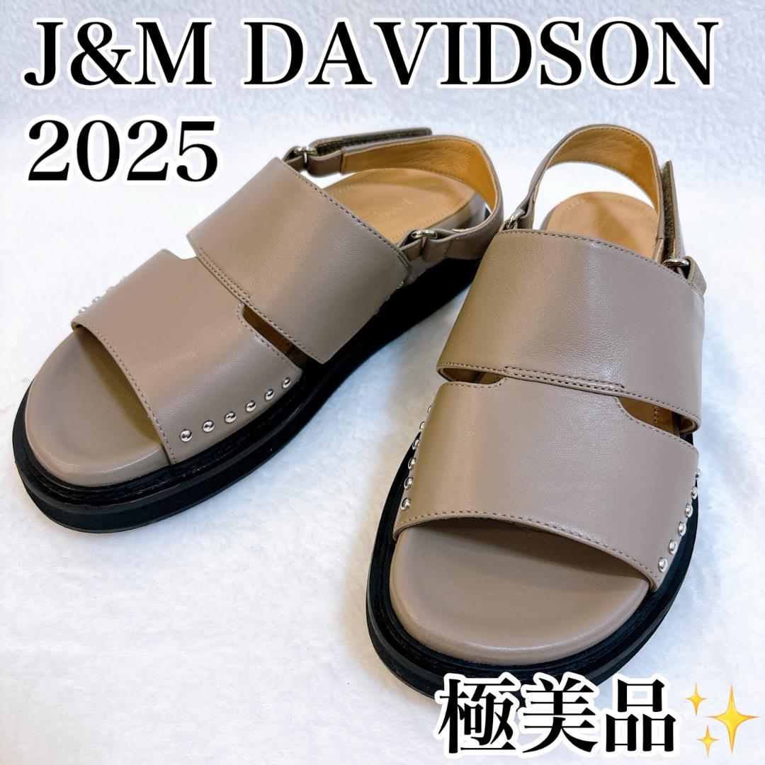 【極美品✨】Mサイズ　J&M DAVIDSON トラックソールカバードサンダル