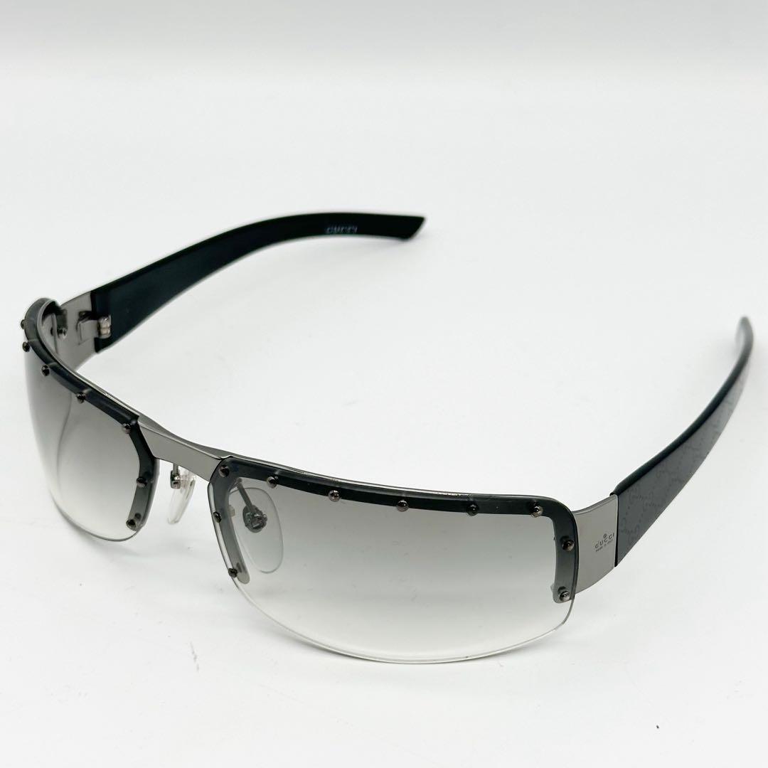 グッチ グラデーション スタッズ サングラス GG スプリーム ロゴ シマ