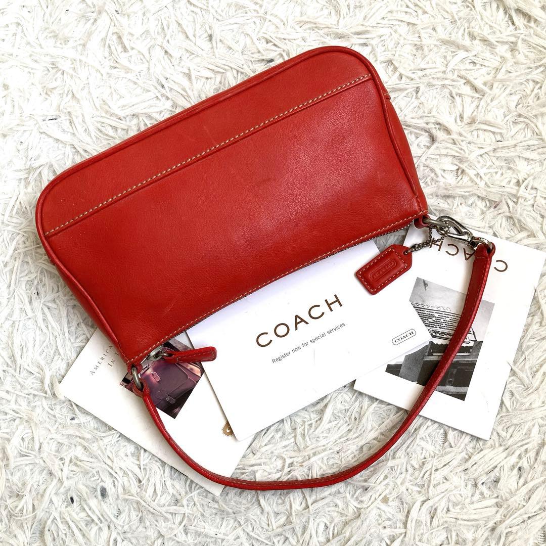 バッグ vintage coach old accessory porch orange