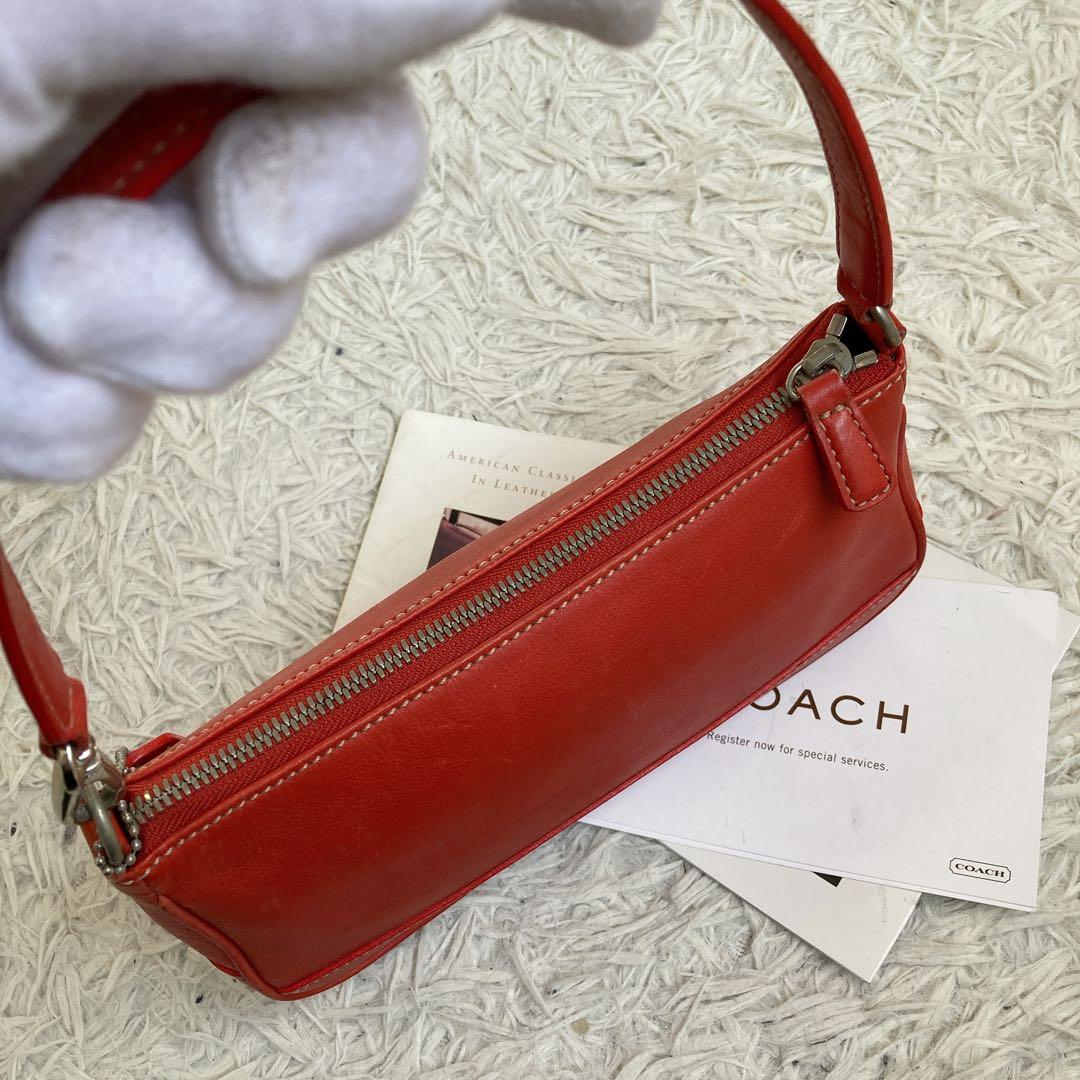 バッグ vintage coach old accessory porch orange