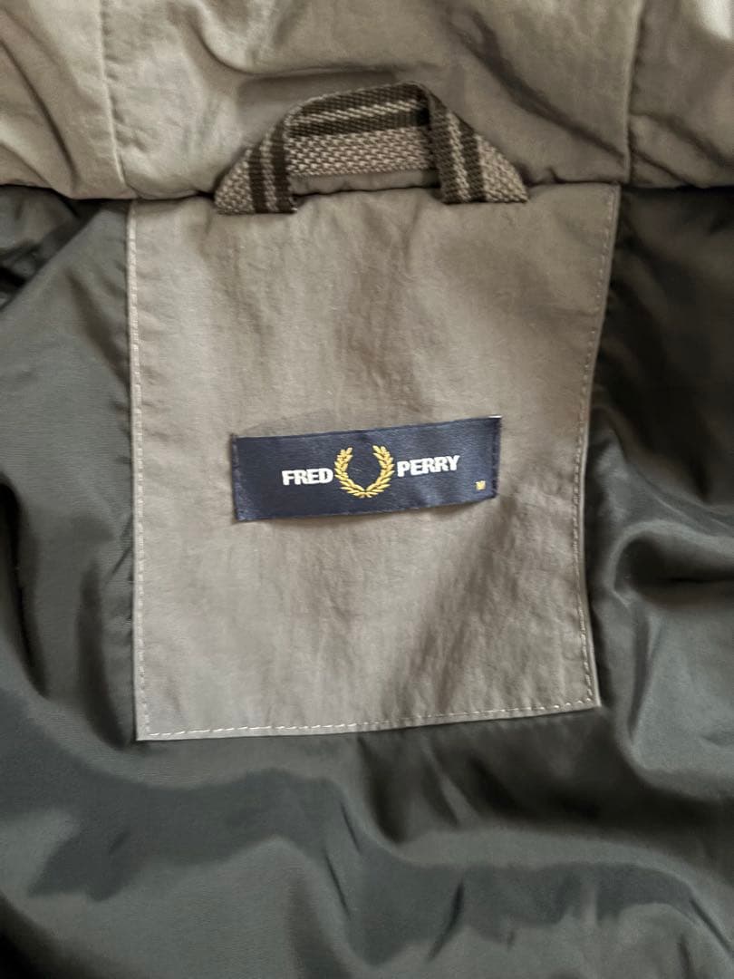 FRED PERRY プリマロフト ライナー モッズコート M ブラック ダウン