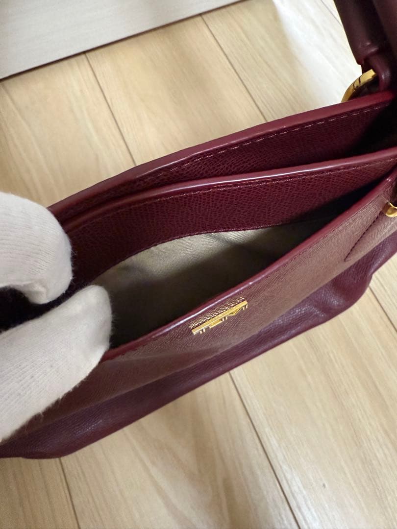 【美品】TUMI エブリデイトート　トートバッグ　ワインレッド