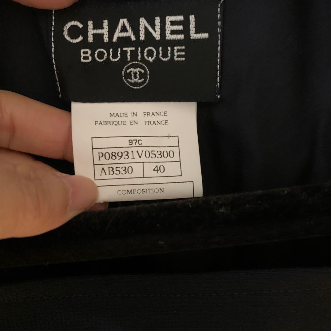 a*n様 シャネル　ネイビージレ　ベスト