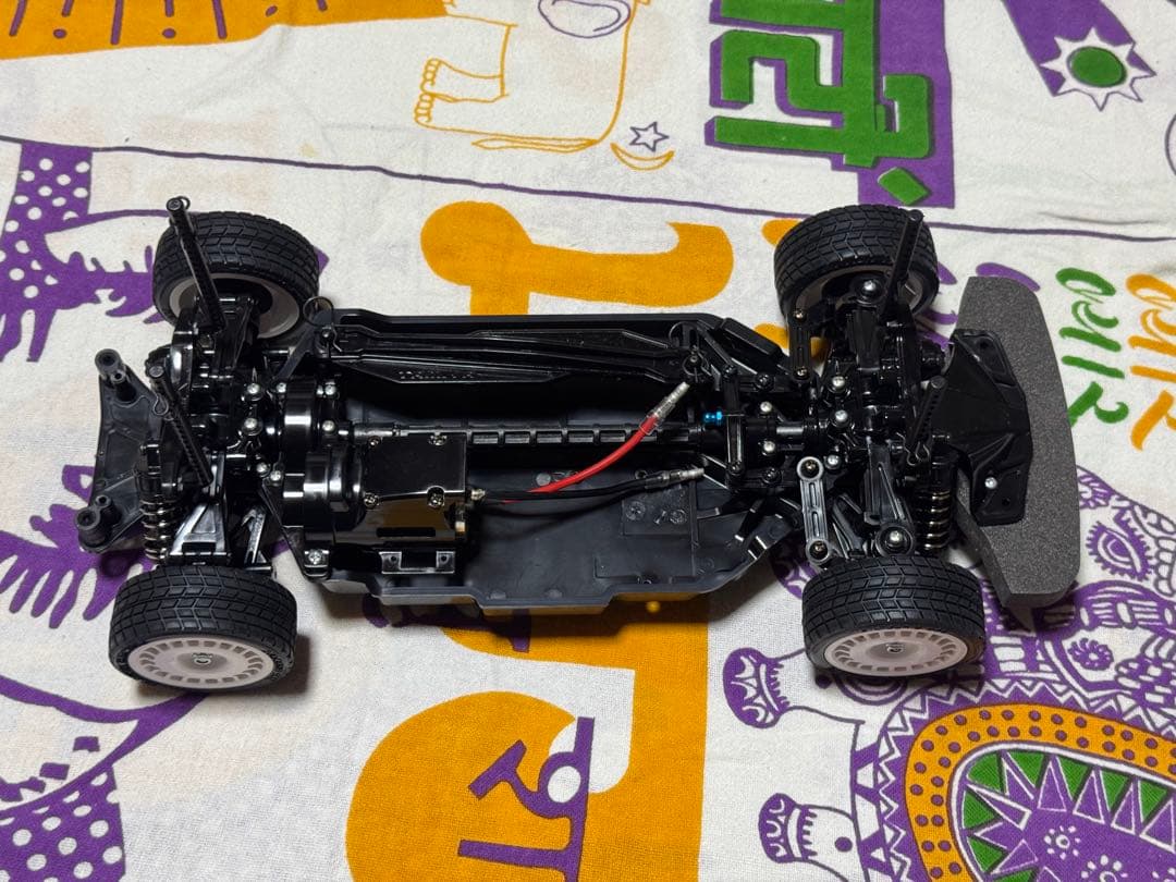 タミヤTT-02組立済シャーシ ハイポジション仕様スポーツチューンモーター他付！