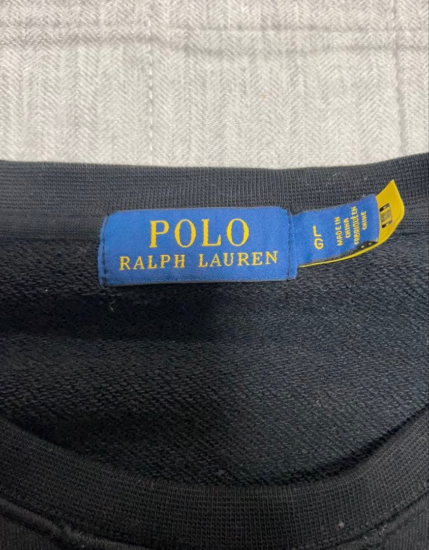 Polo Ralph Lauren スウェット ポロベア ブラック L