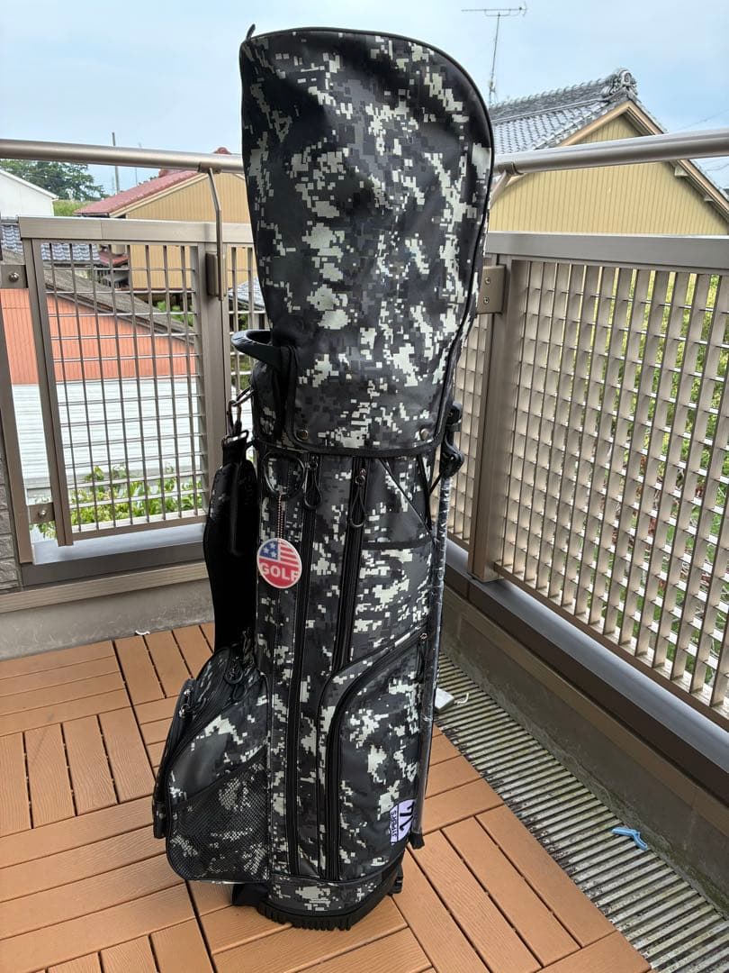 14分割　ゴルフキャディーバック　迷彩柄