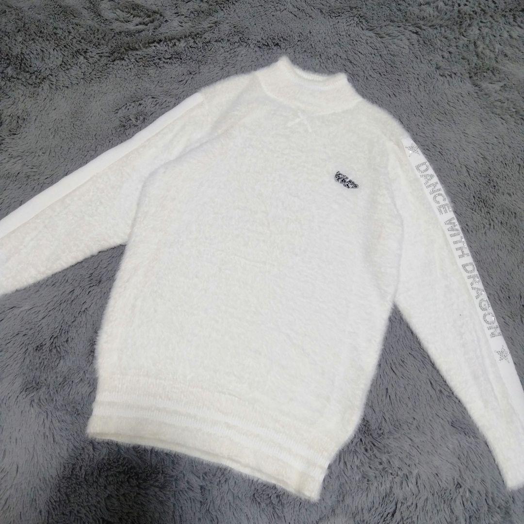 ダンスウィズ♡ロゴパネル* ふわっ♡ニット♡L ゴルフ/スポーツ