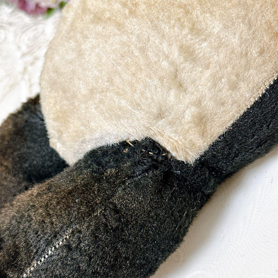 ❤️素敵なボロくた❤️大きめアンティークパンダベア　イギリスアンティークテディベア