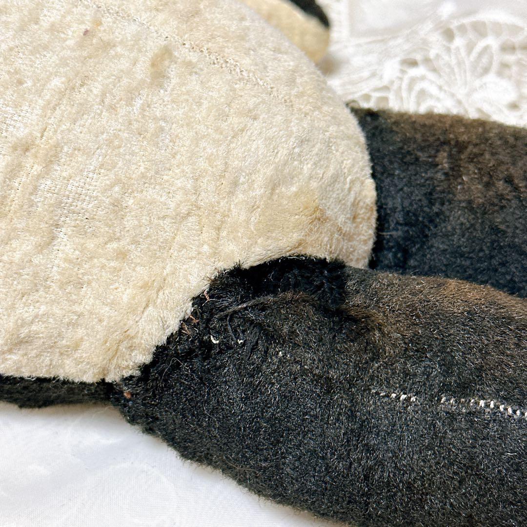 ❤️素敵なボロくた❤️大きめアンティークパンダベア　イギリスアンティークテディベア