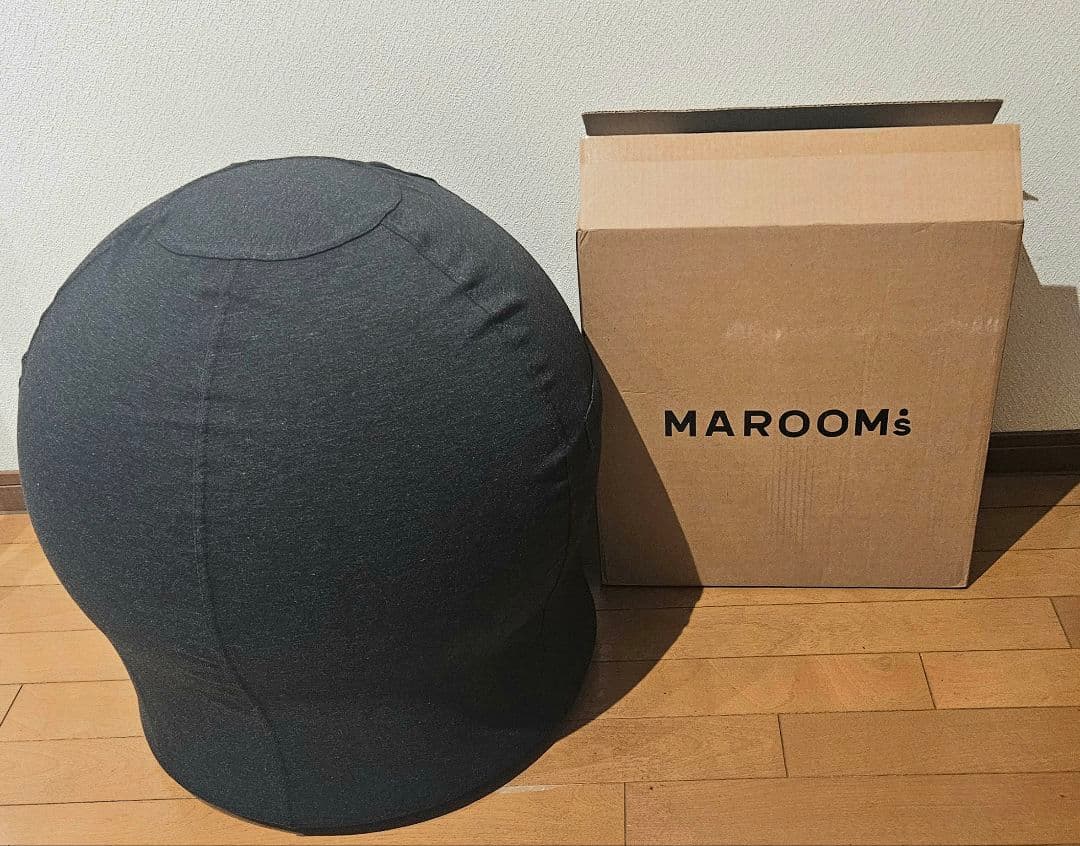 MAROOMS マルームズ バランスボール チェア 体幹 　フリートブラック